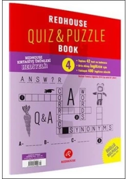 REDHOUSE QUIZ PUZZLE BOOK SERİSİ- 4- İNGİLİZCE YAPBOZ