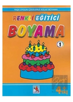 Renkli Eğitici Boyama 4+Yaş Nurdan Yayın