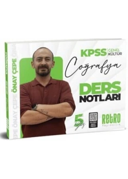 RETRO KPSS AGS COĞRAFYA DERS NOTLARI ÖNAY ÇEPE