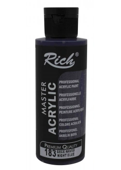 Rich Master Akrilik 120 Cc Gece Mavi Akr-120-183