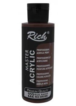 Rich Master Akrilik 120 Cc Kızıl Kahve Akr-120-222
