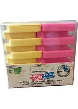Serve Steps Fosforlu Silgi 2 Li Pembe Sarı