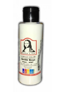 SÜDOR MONALİSA AKRİLİK BOYA 70 ML BEYAZ SD150-09