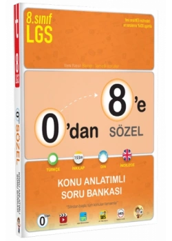 Tonguç 8.Sınıf 0 Dan 8 E Sözel Konu Anlatımlı Soru Bankası