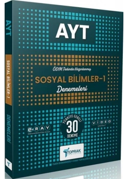 Toprak Ayt Sosyal Bilimler 1 Türkiye Geneli 30 Denemeleri