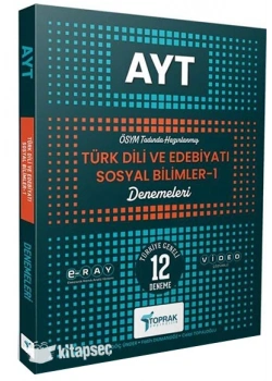 Toprak Ayt Türk Dili Edebiyatı Sosyal Bilimler-1 Türkiye Geneli 12 Deneme