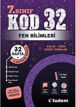 TUDEM 7.SINIF FEN BİLİMLERİ KOD 32 SORU BANKASI