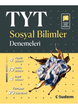 TUDEM TYT SOSYAL BİLİMLER DENEMELERİ