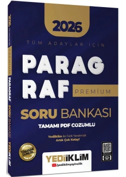 TÜM ADAYLAR İÇİN PARAGRAF ÇÖZÜMLÜ SORU BANKASI PREMİUM YEDİİKLİM