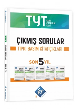 Tyt 2020-2024 Son 5 Yıl Çıkmış Sorular Tıpkı Basım Kitapçıklar Kr Akademi
