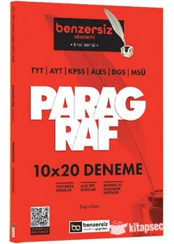 TYT AYT KPSS ALES DGS PARAGRAF 10X20 DENEME KR AKADEMİ