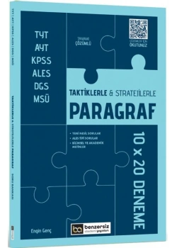 TYT AYT KPSS ALES DGS TAKTİKLERLE STRATEJİLERLE PARAGRAF 10X20 DENEME