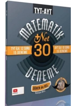 Tyt Ayt Matematik +Net 30 Deneme Bıyıklı Matematik