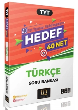 Tyt Hedef 40 Net Türkçe Soru Bankası Iq Yayınları