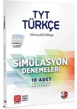 Tyt Türkçe Simülasyon 10 Deneme 3D Yayın