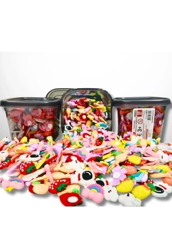 Vagon Yapışkanlı Plastik Mini Aksesuar Silikon 3029 (Adet)