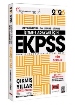 YARGI 2026 EKPSS İŞİTME-1 ADAYLAR 2016-2024 ÇIKMIŞ ÇÖZÜMLÜ SORULAR