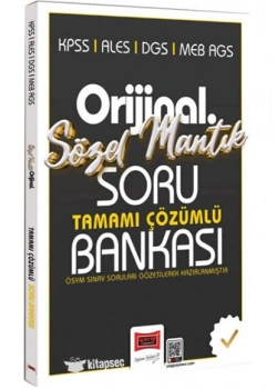 YARGI 2026 KPSS ALES DGS ALES MEB AGS SÖZEL MANTIK ORİJİNAL ÇÖZÜMLÜ SORU BANKASI