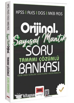 YARGI 2026 KPSS ALES DGS MEB AGS ORİJİNAL SAYISAL MANTIK ÇÖZÜMLÜ SORU BANKASI0