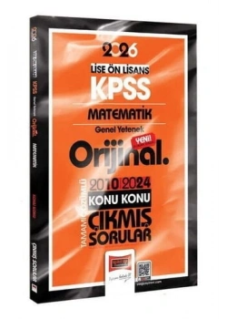 Yargı 2026 Kpss Lise Önlisans Matematik Gy 2010-2024 Konu Konu Çıkmış Sorular