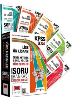 Yargı 2026 Kpss Lise Önlisans Tüm Dersler Soru Bankası Modüler Set plus