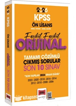 Yargı 2026 Kpss Önlisasn Son 10 Yıl Çıkmış Çözümlü Sorular Set