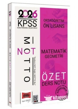 YARGI 2026 KPSS ORTAÖĞRETİM ÖNLİSANS MATEMATİK GEOMETRİ ÖZET DERS NOTU