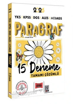 YARGI 2026 YKS KPSS ALES DGS MEBAGS PARAGRAF 15 ÇÖZÜMLÜ DENEME
