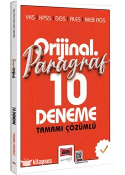 YARGI 2026 YKS KPSS DGS MEB AGS ORİJİNAL PARAGRAF 10 ÇÖZÜMLÜ DENEME