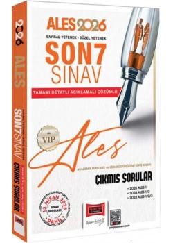 Yargı Ales 2026 Sayısal Sözel Son 7 Sınav Çıkmış Sorular