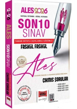 Yargı Ales 2026 Son 10 Sınav Çıkmış Sorular