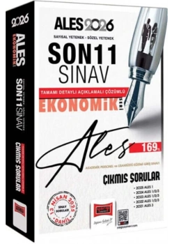 Yargı Ales 2026 Son 11 Sınav Çıkmış Sorular Ekonomik Seri