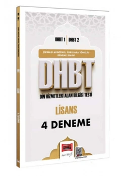 Yargı Dhbt 1-Dhbt 2 Lisans 4 Deneme