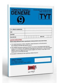 Yargı Tyt Türkiye Geneli Deneme -9