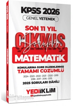 YEDİİKLİM 2026 KPSS GY MATEMATİK 11 YIL ÇIKMIŞ SORULAR