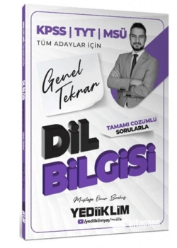 YEDİİKLİM KPSS TYT MSÜ TÜM ADAYLAR DİLBİLGİSİ SORU TEKRAR