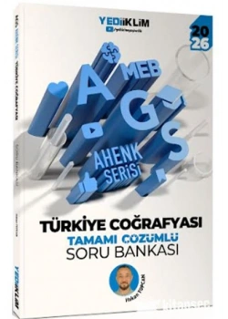 YEDİİKLİM MEB AGS AHENK TÜRKİYE COĞRAFYASI SORU BANKASI