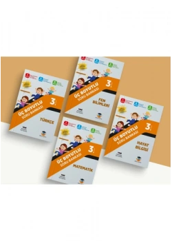 Zekaküpü 3.Sınıf 3 Boyutlu Soru Bankası Seti 4 Kitap