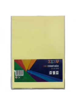 Zizu A4 Renkli Fotokopi Kağıdı 100Lü Sarı