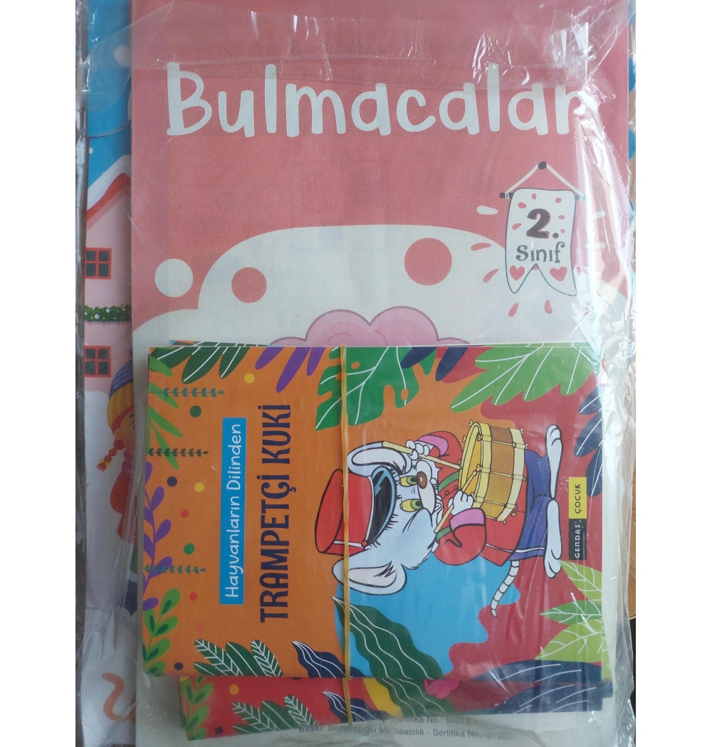 Gendaş 2.Sınıf 5 Fasikül Tatil Seti 8 Kitap (Hayvanların Dilinden Hikayeler )