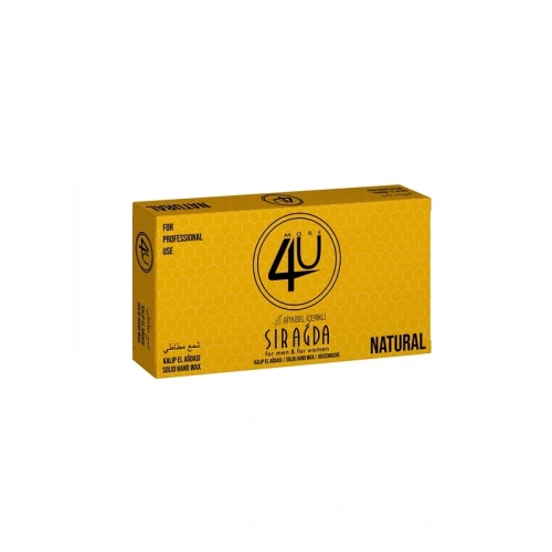 4u Bitkisel Kalıp Sir Ağda Naturel (Sarı) 400 ml