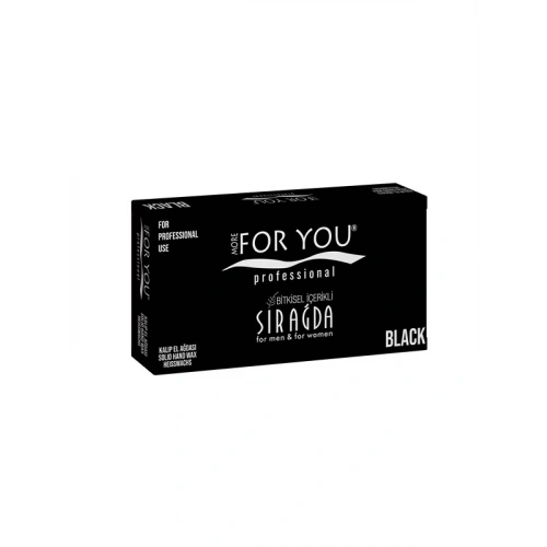 More For You Bitkisel Kalıp Sir Ağda Black ( Siyah ) 500 ml