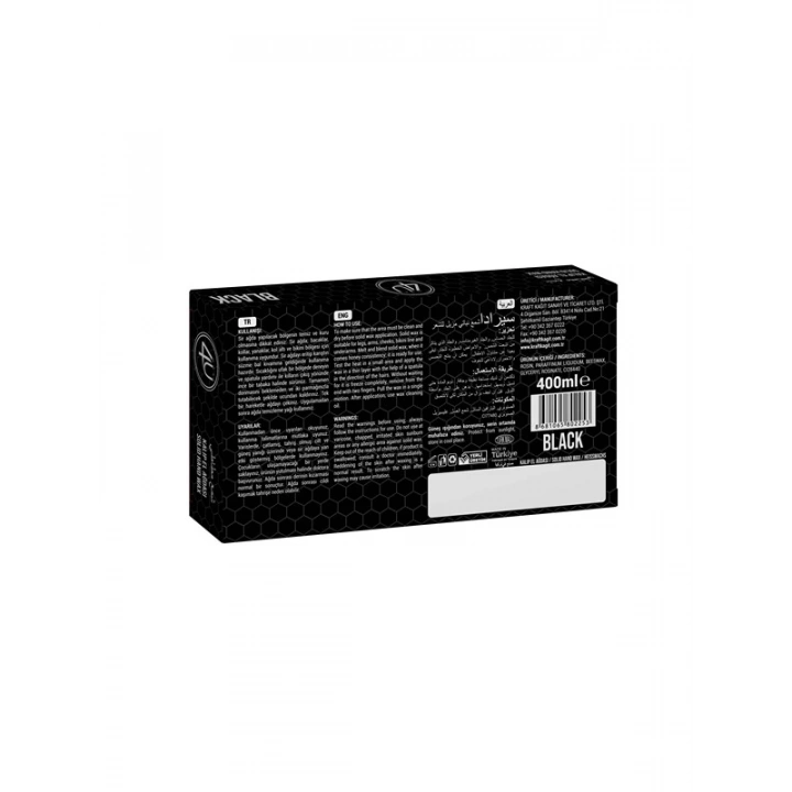 4u Bitkisel Kalıp Sir Ağda Black ( Siyah ) 400 ml
