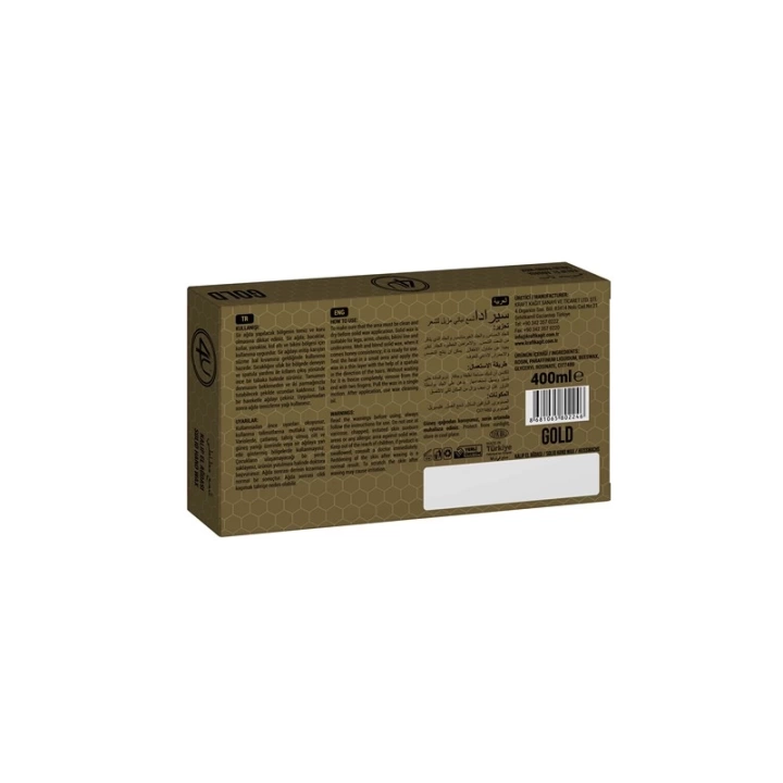 4u Bitkisel Kalıp Sir Ağda Gold ( Altın) 400 ml