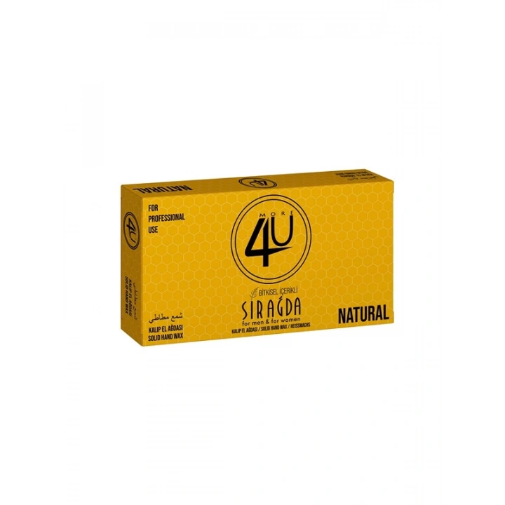 4u Bitkisel Kalıp Sir Ağda Naturel (Sarı) 400 ml