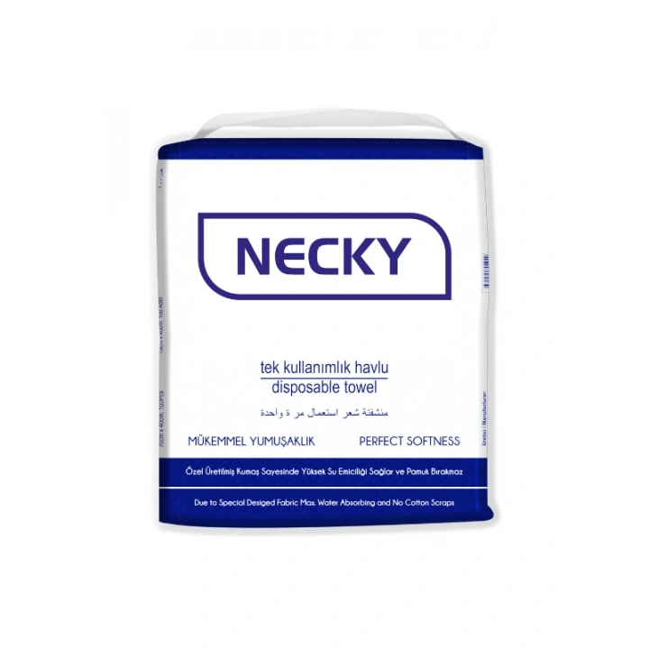 Necky Tek Kullanımlık Havlu (Tekli Paket) 100lü