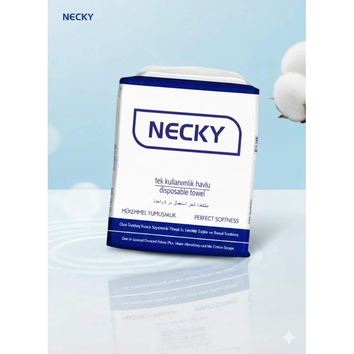 Necky Tek Kullanımlık Havlu (Tekli Paket) 100lü