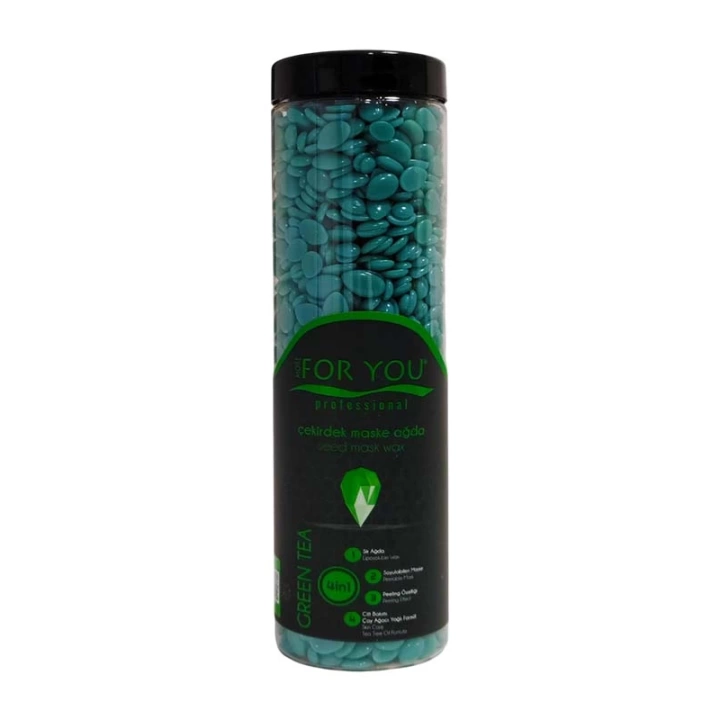 Çekirdek Maske Ağda Green Tea (Yeşil) 4in1 400 gr