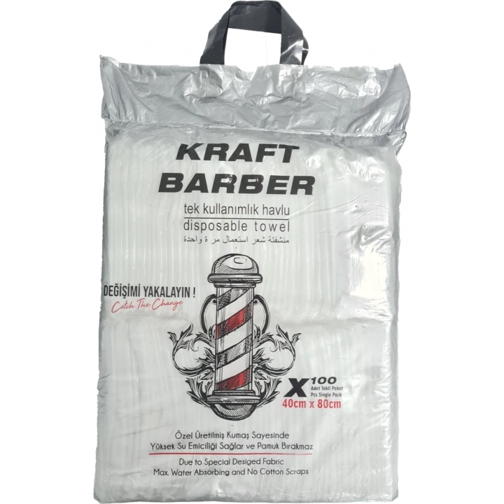 KRAFT BARBER Havlu 100lü