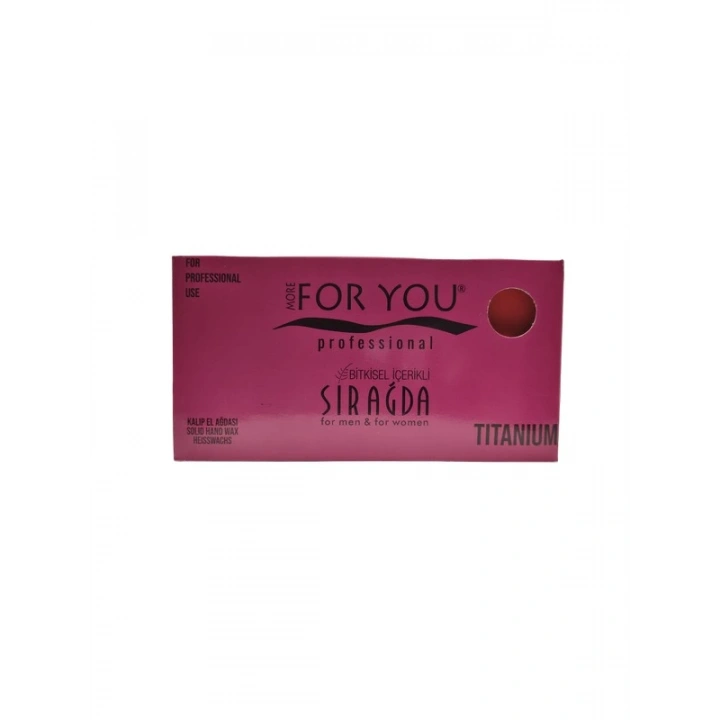 More For You Bitkisel Kalıp Sir Ağda Titantum ( Pembe) 500 ml